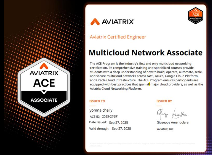 Multicloud Network Associate